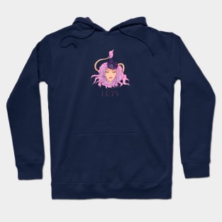 Leo Zodiac Sign Beautiful Girl Hoodie